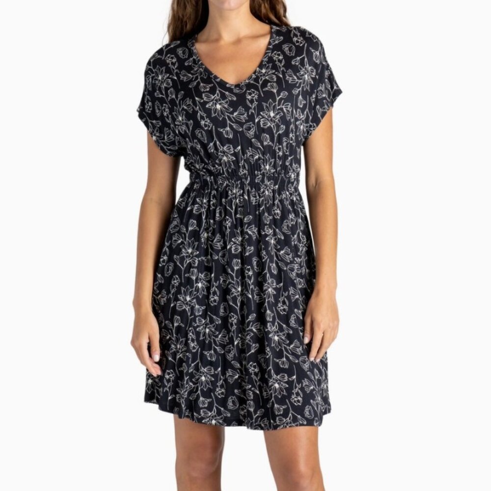 Allthreads Boardwalk Dress Botanic Black XLarge (16)